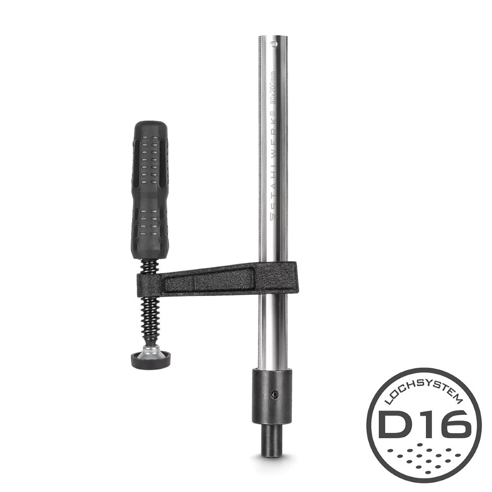 Upínací svěrka 80 x 200 svářecího stolu systém D16